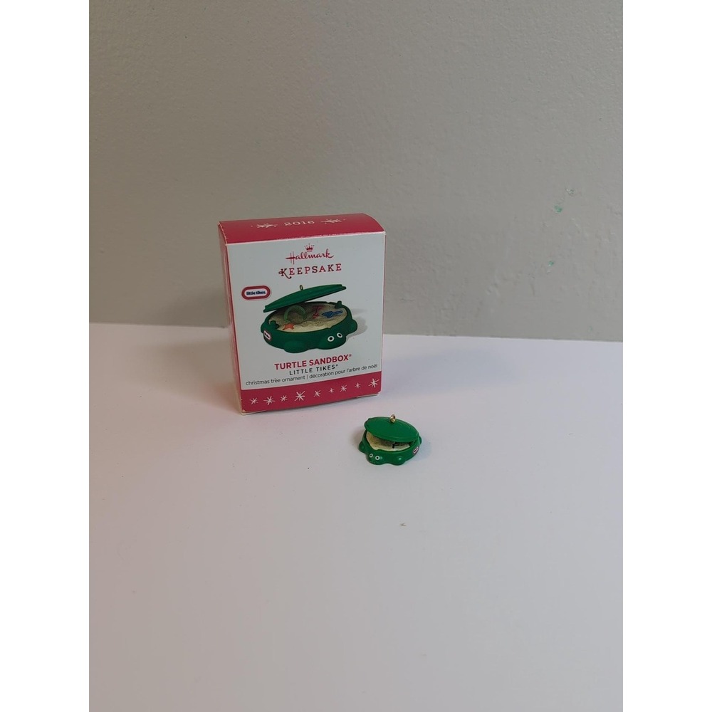 Hallmark‎ 2016 Little Tikes Turtle Sandbox Miniature Ornament